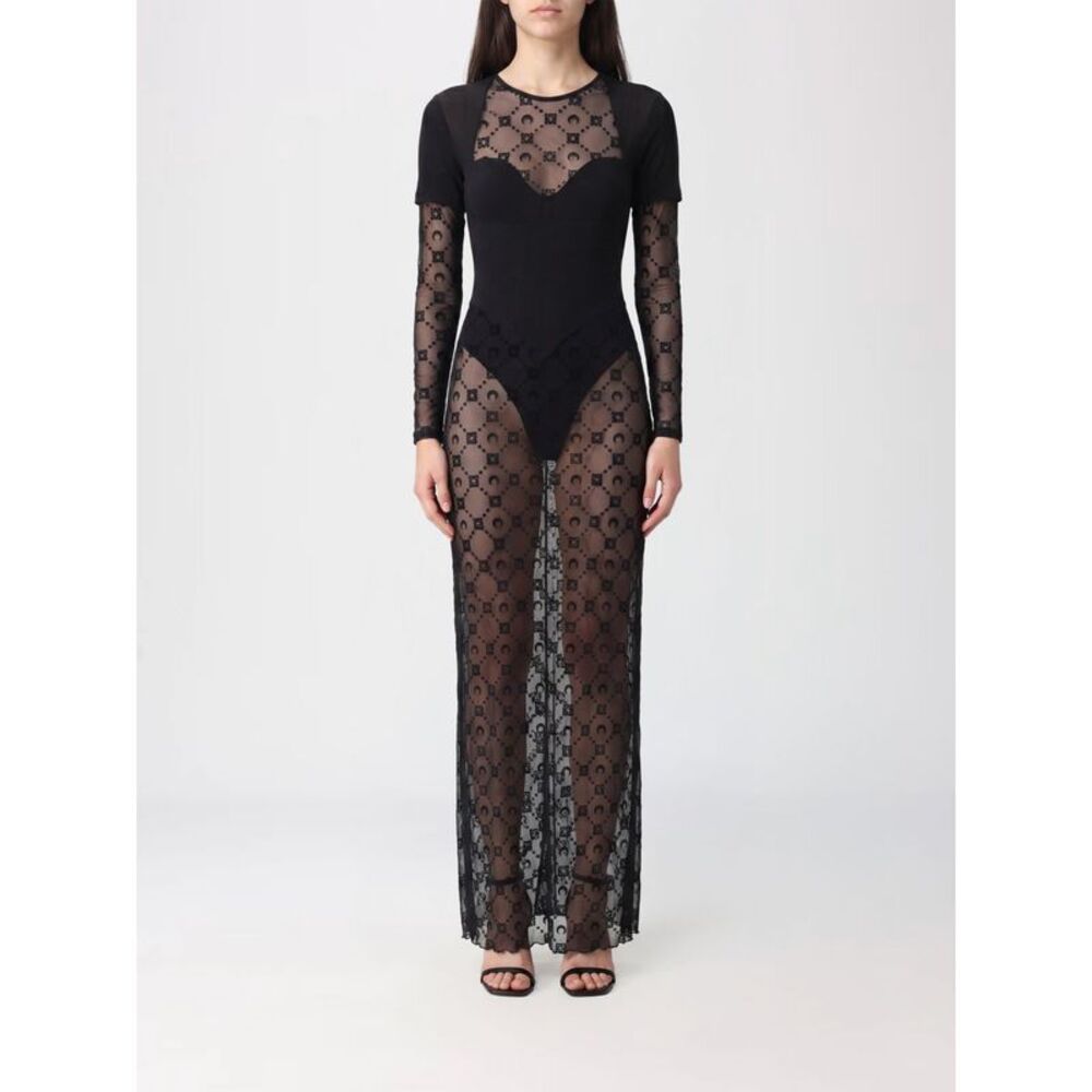 Marine Serre Dress Woman Black